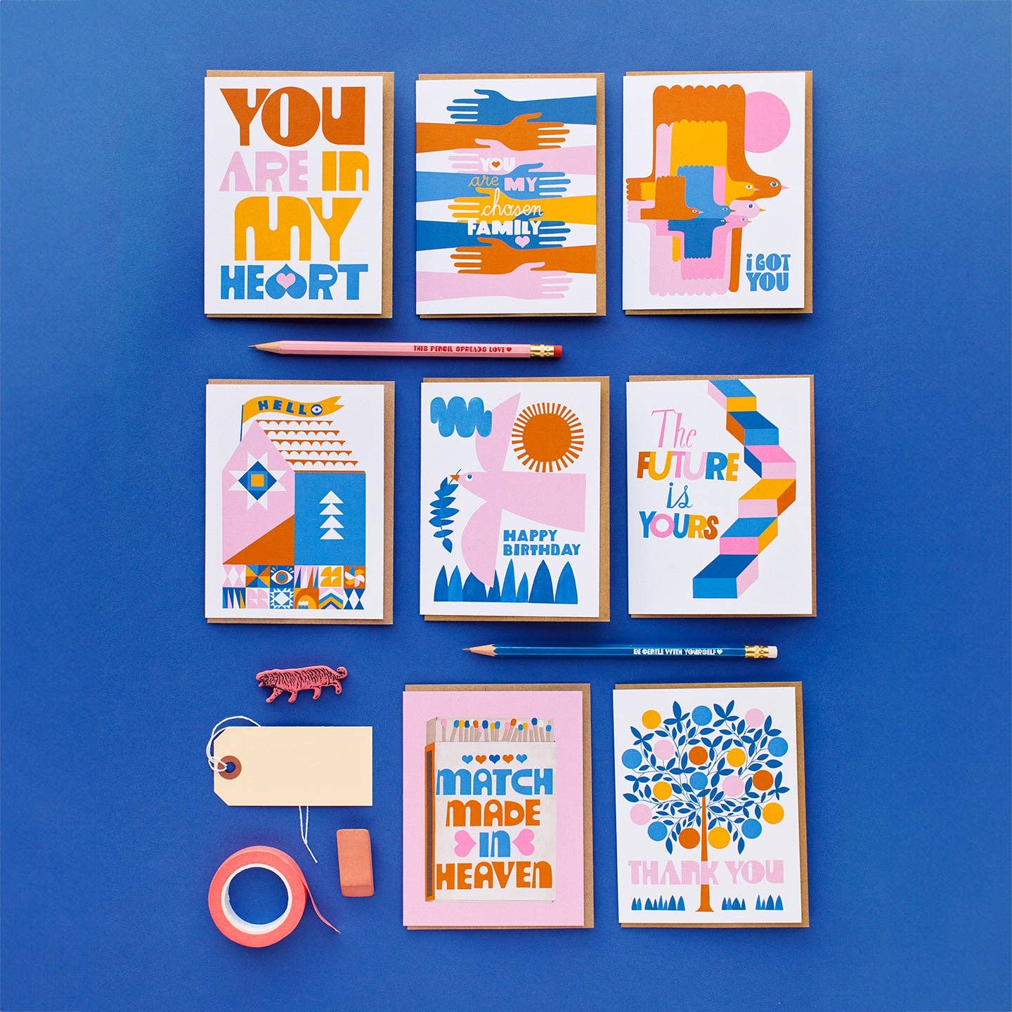 Lisa Congdon Art & Illustration - You Are my Chosen Family Greeting Card