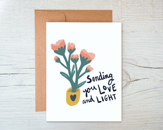 Marigold Press - Floral Sympathy - Sending Love and Light