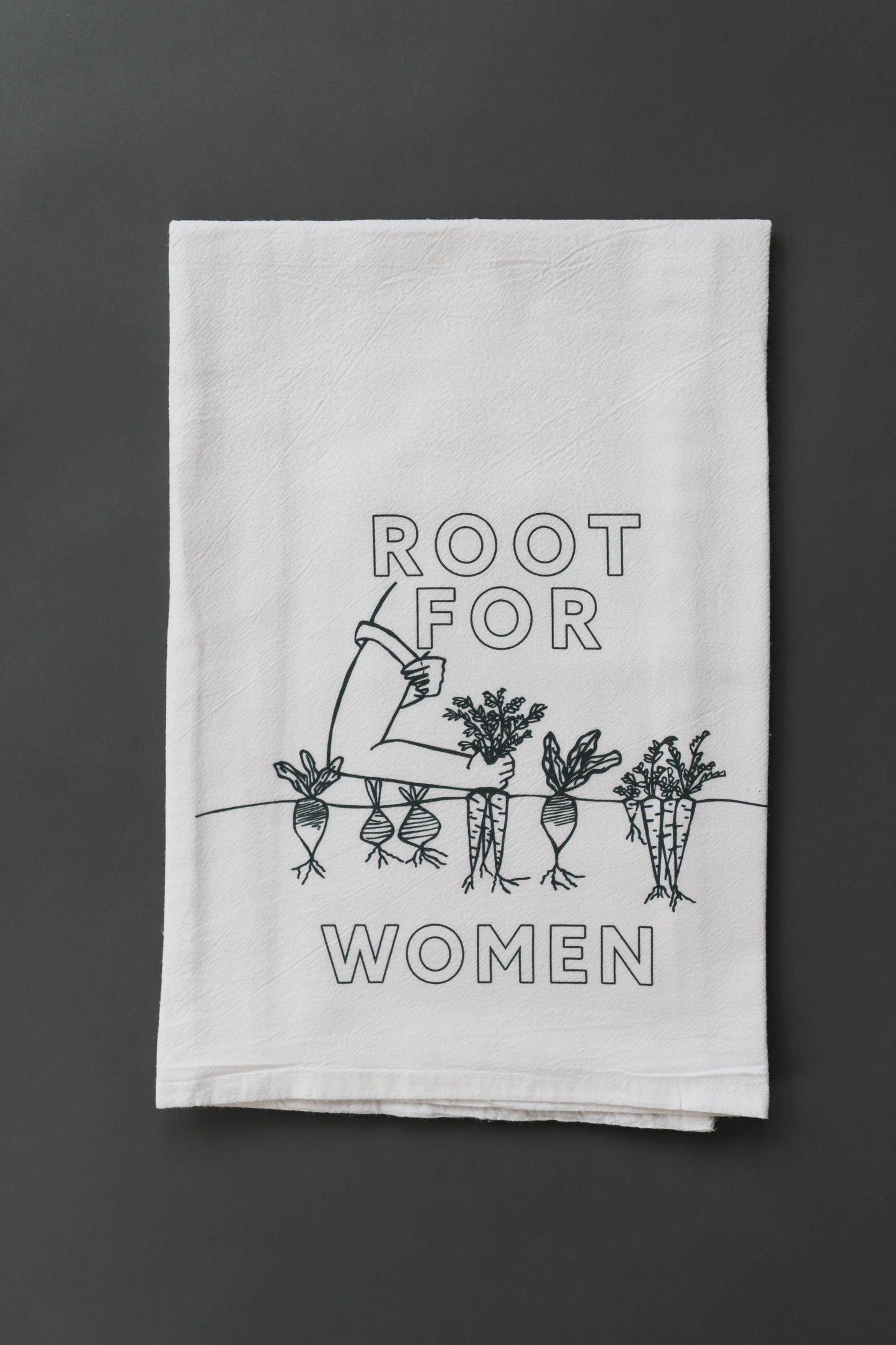 Root for Women Tea Towel