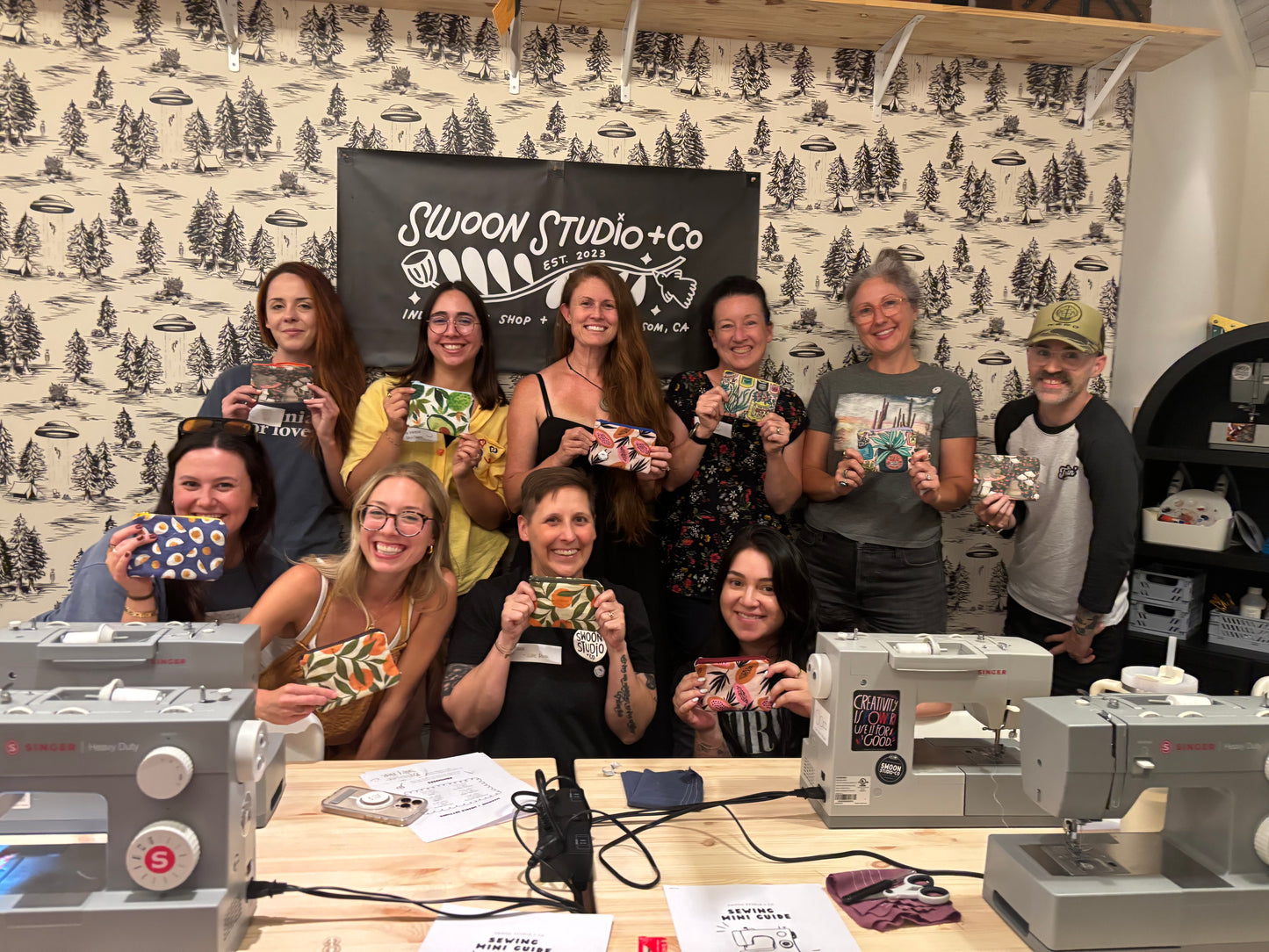 group sewing lessons/ projects with Erin