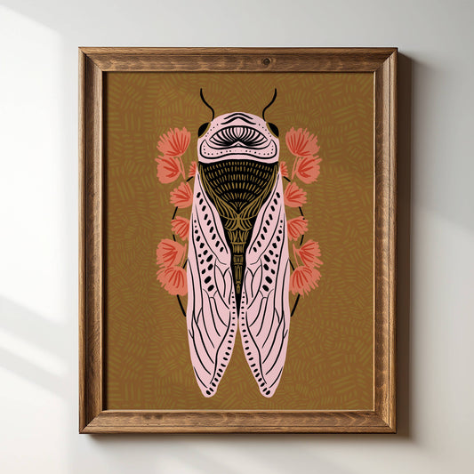 Tara Reed - Cicada 8" x 10" Art Print