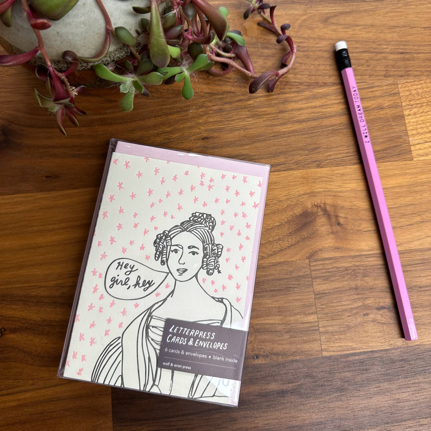 Wolf & Wren Press - Female Portrait Hey Girl Boxed Set