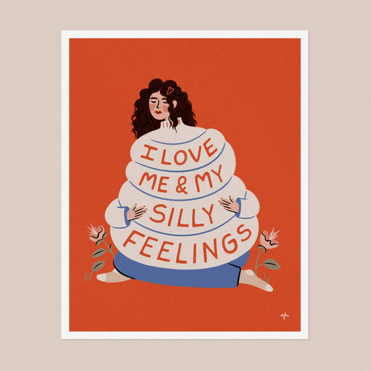 Olivia Faye Co - Silly Feelings Print: 8x10