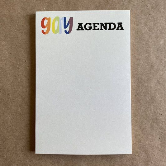 Gay Agenda Notepad