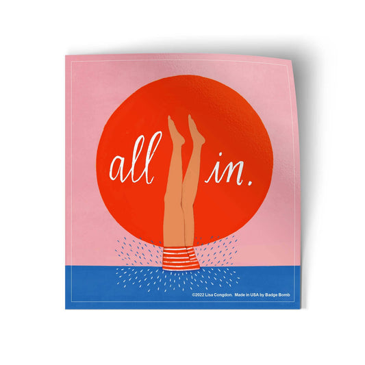 All In Sticker | Lisa Congden