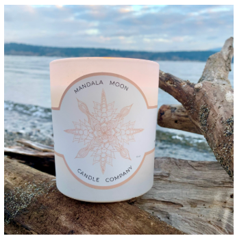 Beachwood Candle | Mandala Moon