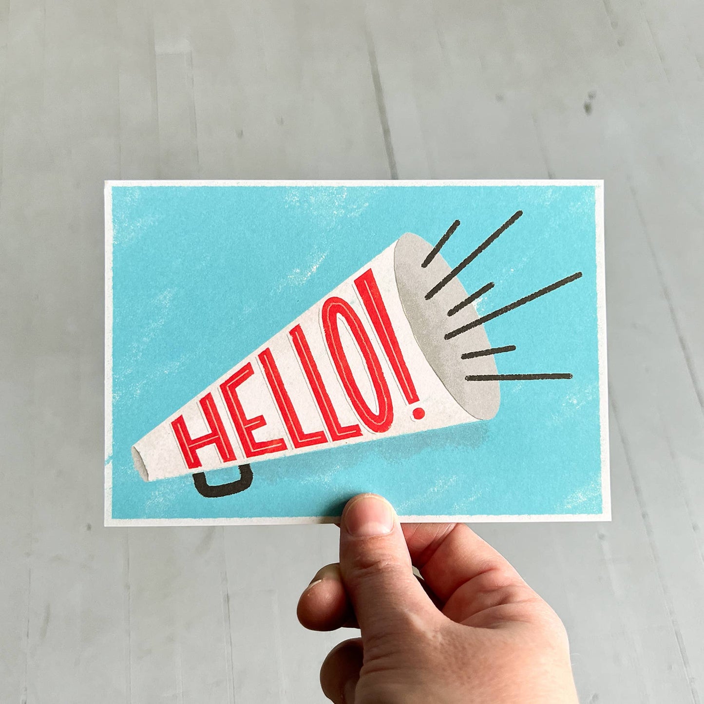 Free Period Press - Hello Political Action Postcard