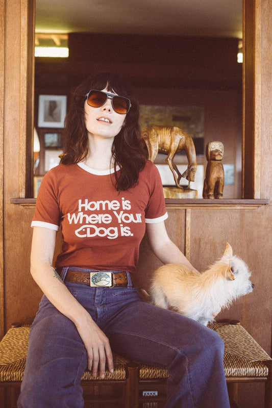 Home is Where Your Dog is Ringer Tee