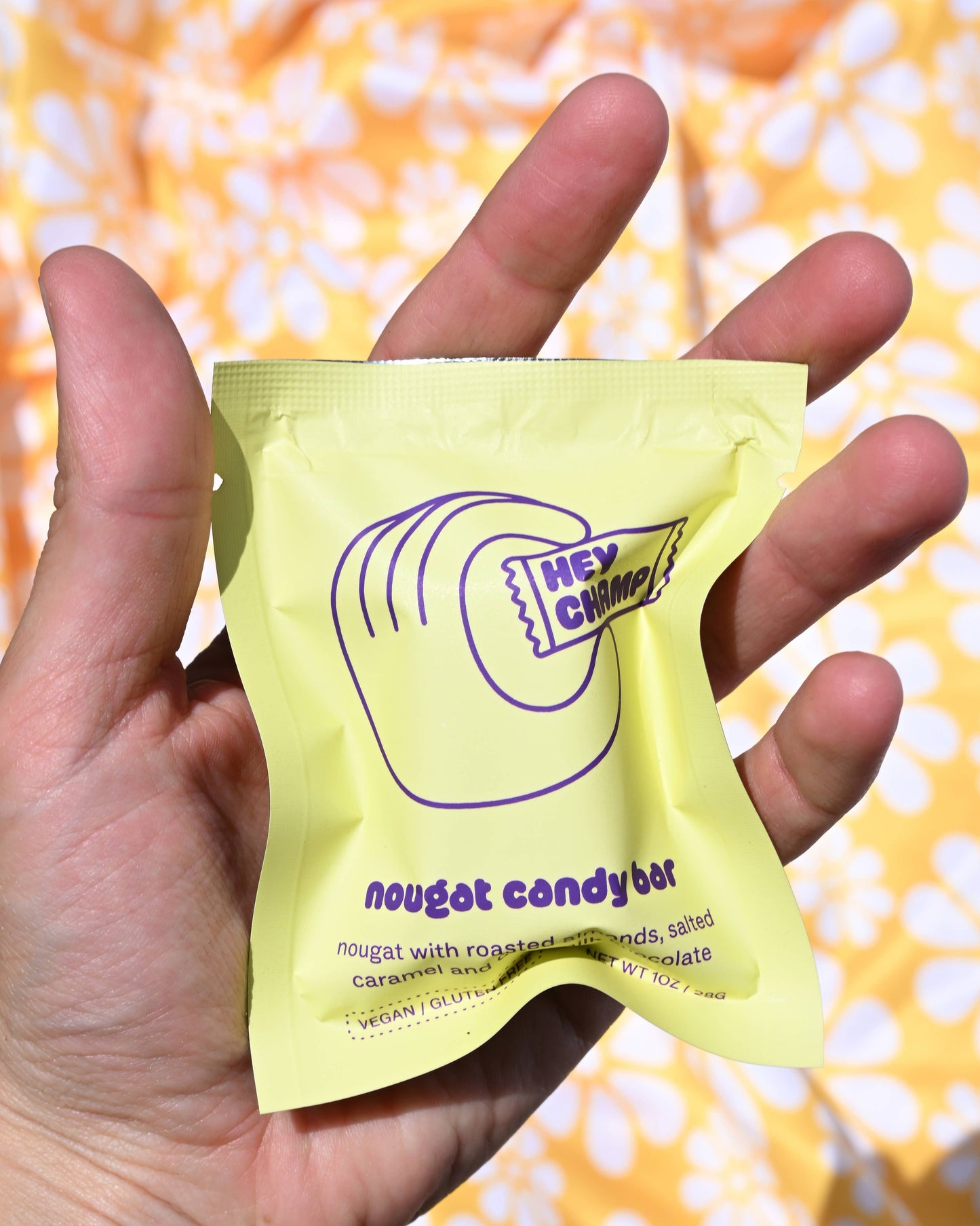 Nougat Chocolate Bar | Hey Champ