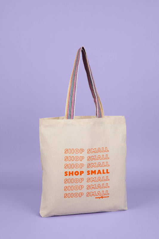 Marigold Press - Shop Small Recycled Cotton Tote Bag