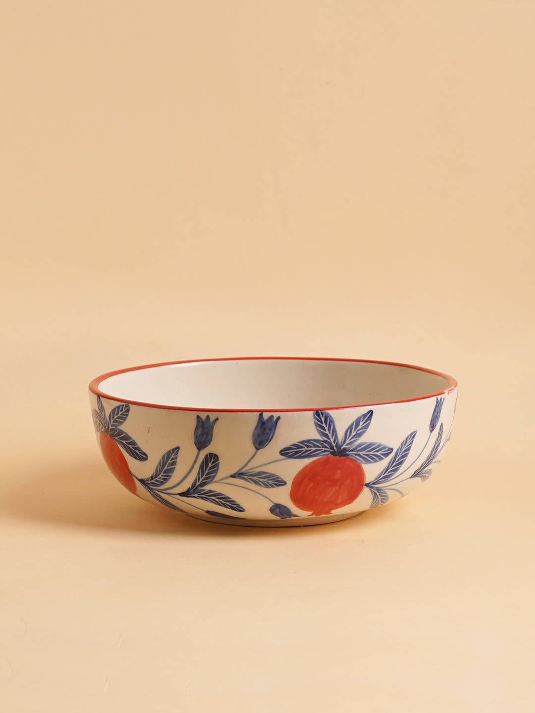 Casa Amarosa - Indian Anaar Bowl, Red - 2.5x7 Inches