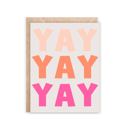 Jolly Rae - Yay Yay Yay Greeting Card